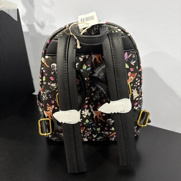 Bambi & Forest Friends Floral Mini Backpack Disney Parks Loungefly NWT main image 9